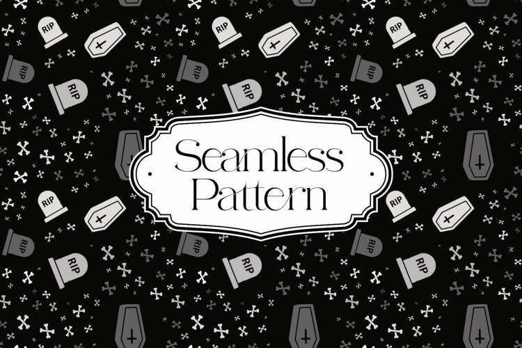Halloween Seamless Pattern, Digital Paper
