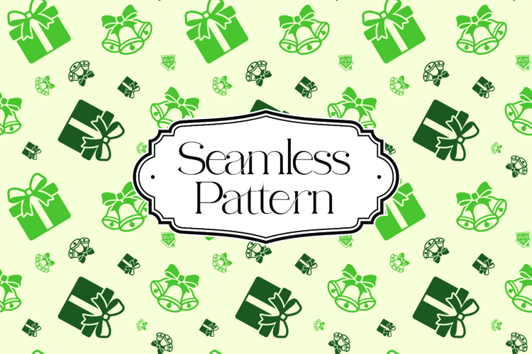 Christmas Seamless Pattern, Digital Paper