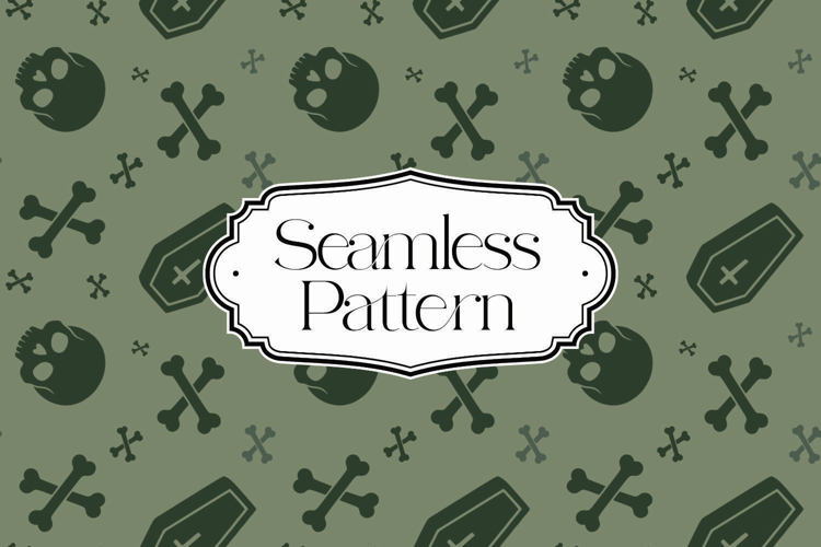 Halloween Seamless Pattern, Digital Paper