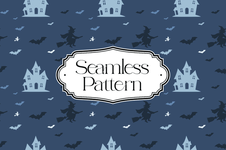 Halloween Seamless Pattern, Digital Paper