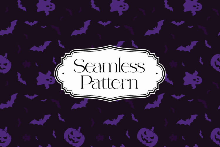 Halloween Seamless Pattern, Digital Paper