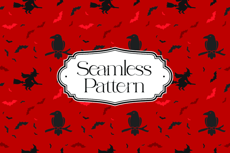 Halloween Seamless Pattern, Digital Paper