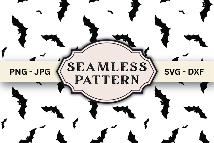 Halloween Seamless Pattern svg design example image 1