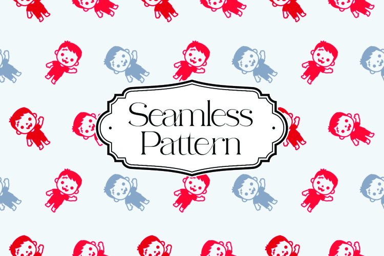 Halloween Seamless Pattern, Digital Paper example image 1