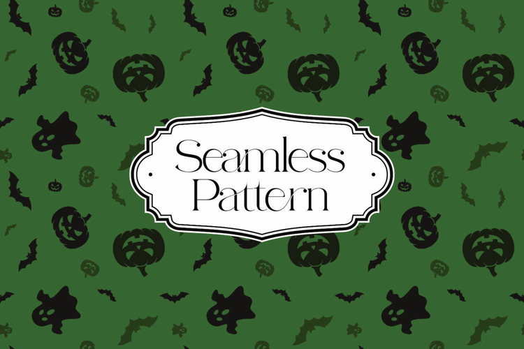 Halloween Seamless Pattern, Digital Paper