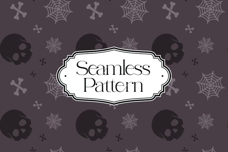 Halloween Seamless Pattern, Digital Paper