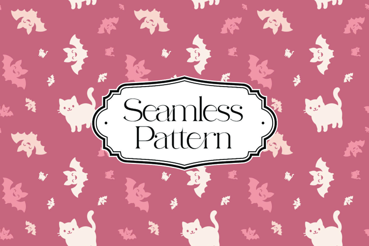 Halloween Seamless Pattern, Digital Paper