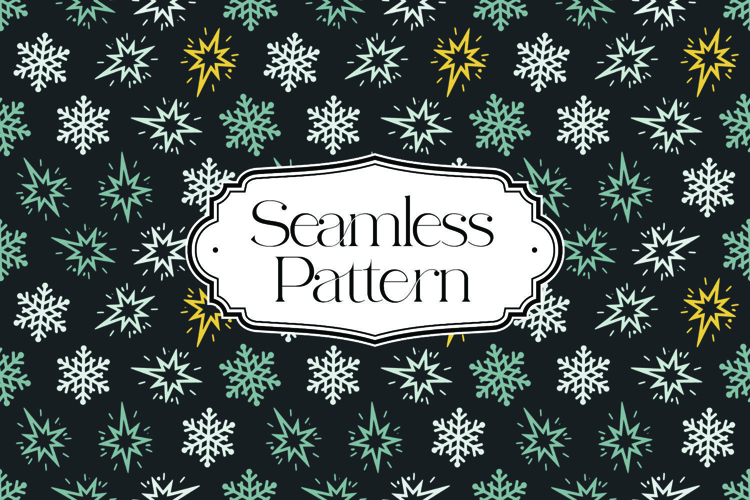 Christmas Seamless Pattern, Digital Paper