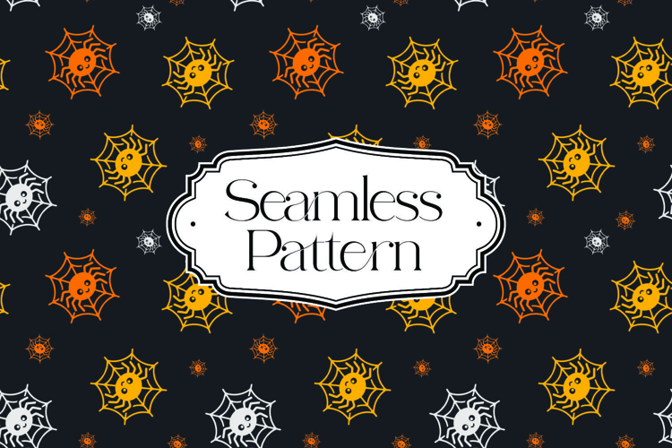 Halloween Seamless Pattern, Digital Paper