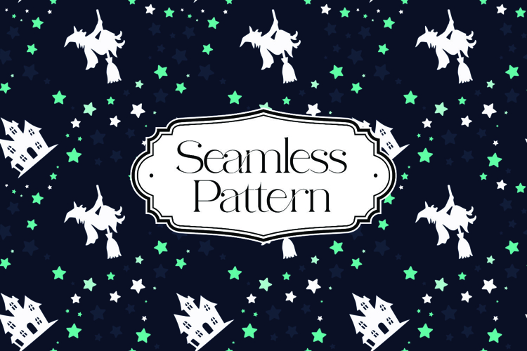 Halloween Seamless Pattern, Digital Paper