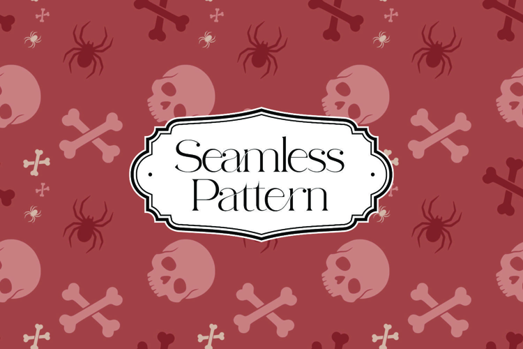 Halloween Seamless Pattern, Digital Paper