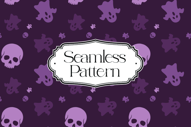 Halloween Seamless Pattern, Digital Paper