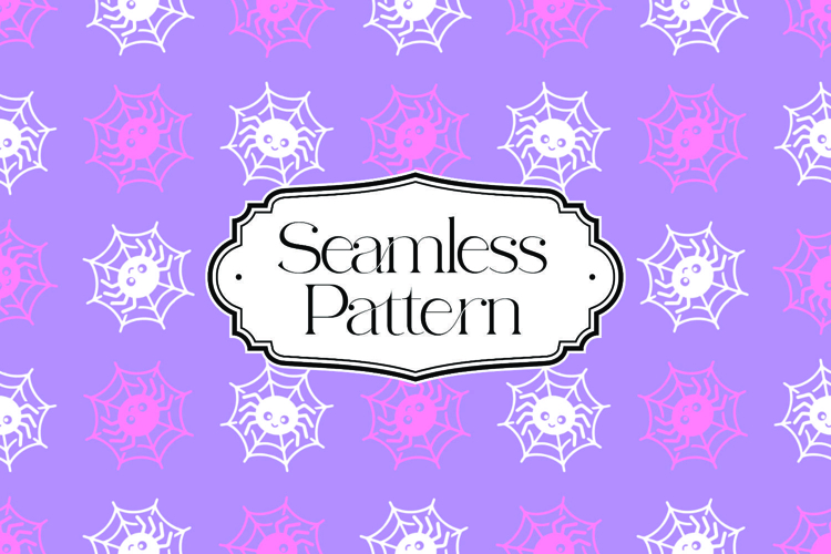 Halloween Seamless Pattern, Digital Paper example image 1