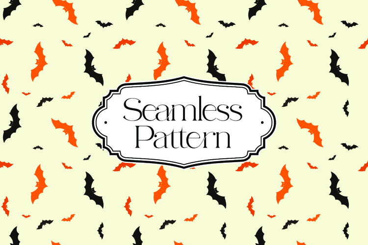 Halloween Seamless Pattern, Digital Paper