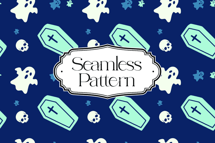 Halloween Seamless Pattern, Digital Paper