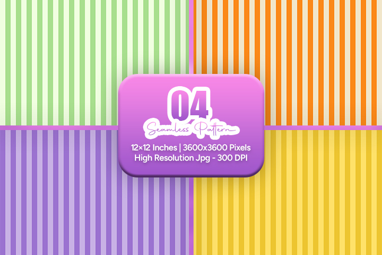 Pastel Bright Stripe Seamless Pattern