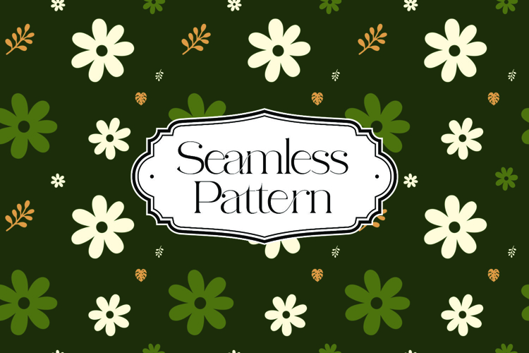 Floral Seamless Pattern, Digital Paper
