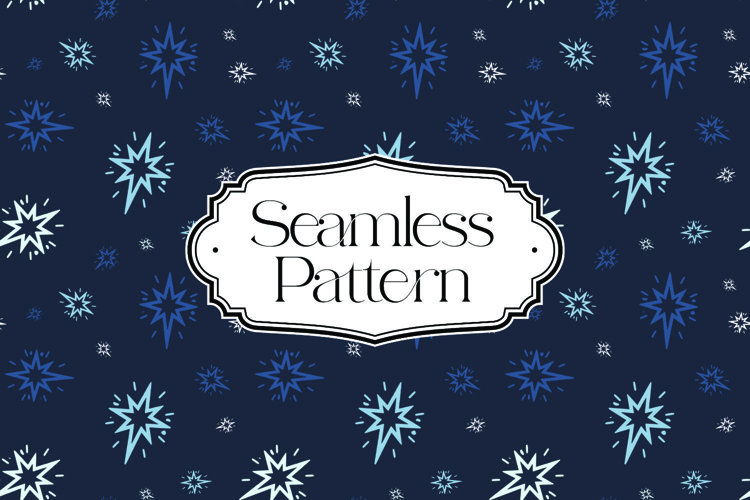 Christmas Seamless Pattern, Digital Paper example image 1