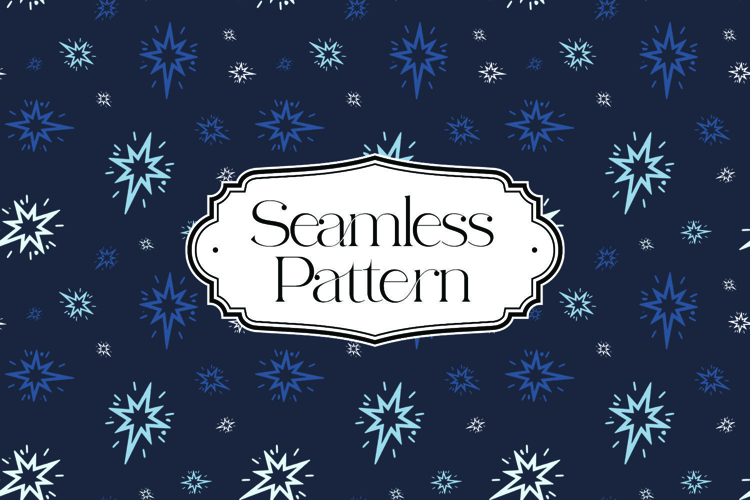 Christmas Seamless Pattern, Digital Paper