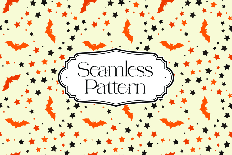 Halloween Seamless Pattern, Digital Paper