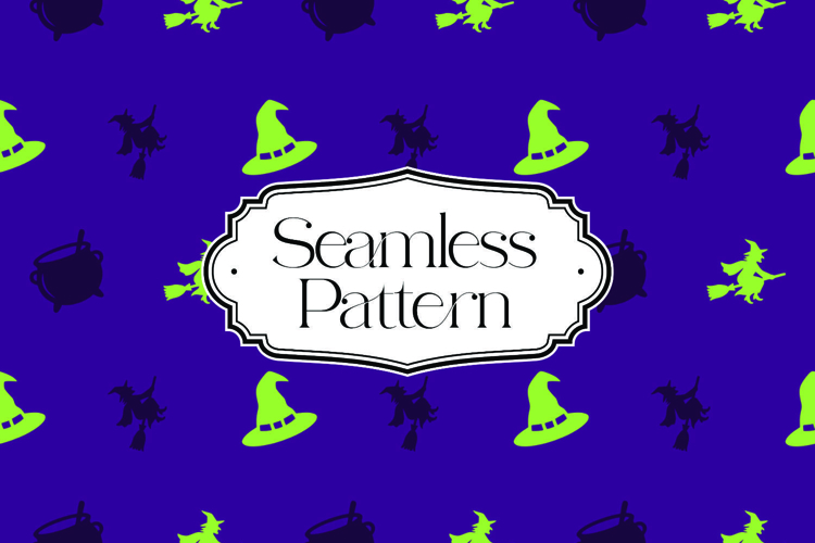 Halloween Seamless Pattern, Digital Paper