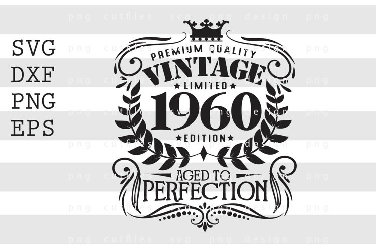 Premium Quality Vintage Limited 1960 SVG Design
