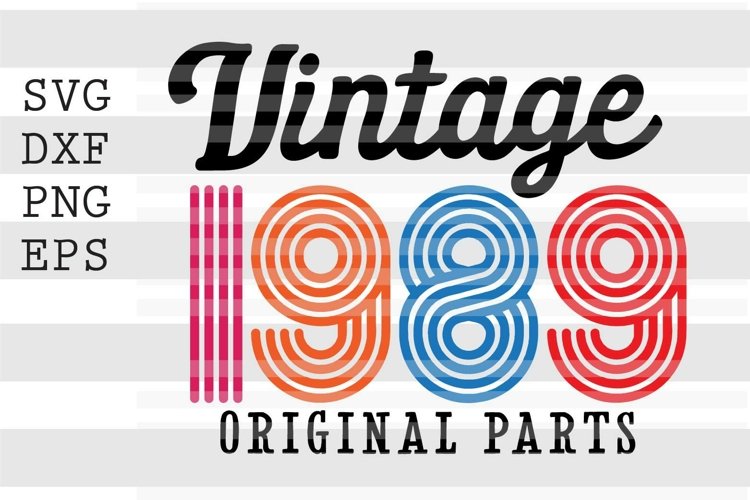 Vintage Birthday Svg Image 20