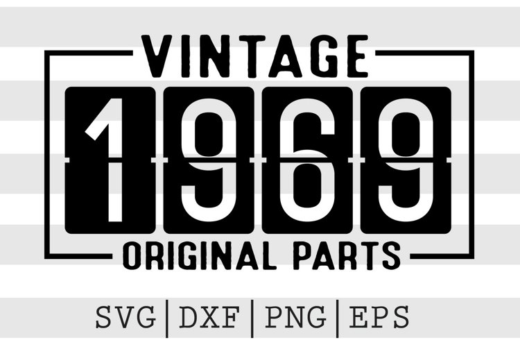 Vintage Birthday Svg Image 24