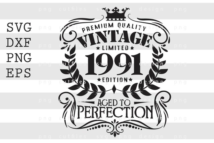 Vintage Birthday Svg Image 4