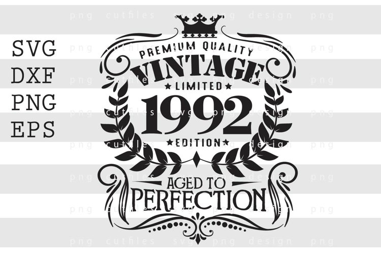 Vintage Birthday Svg Image 13