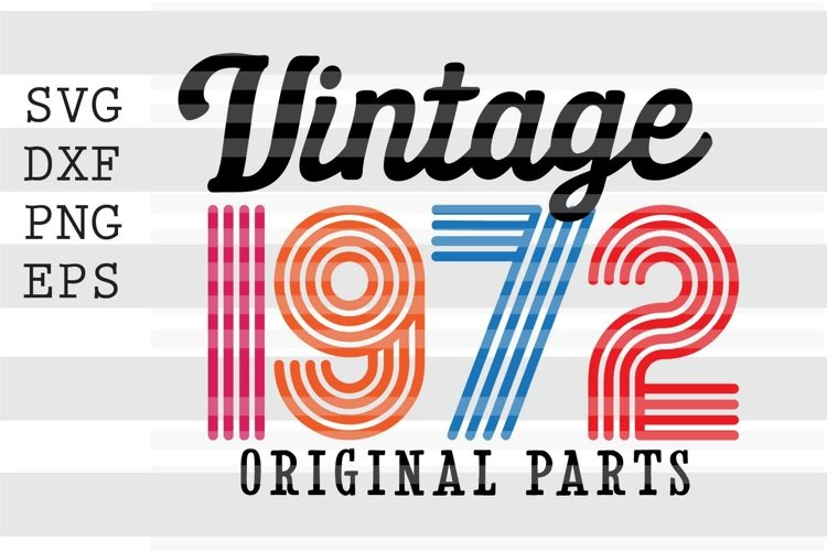 Vintage Birthday Svg Image 17