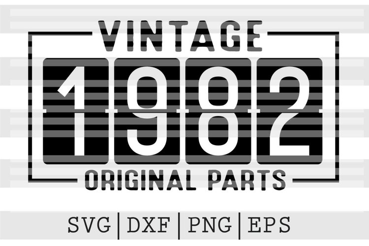 Vintage Birthday Svg Image 6