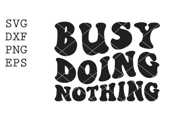 busy doing nothing SVG example image 1