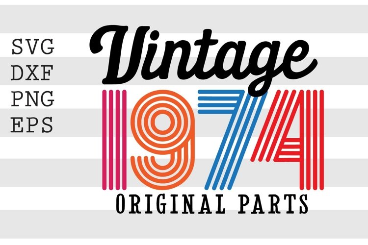 Vintage Birthday Svg Image 14