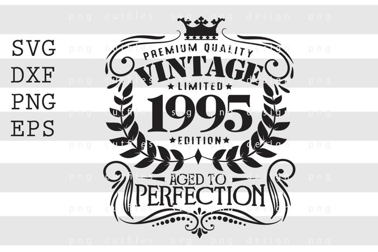 Vintage Birthday Svg Image 10