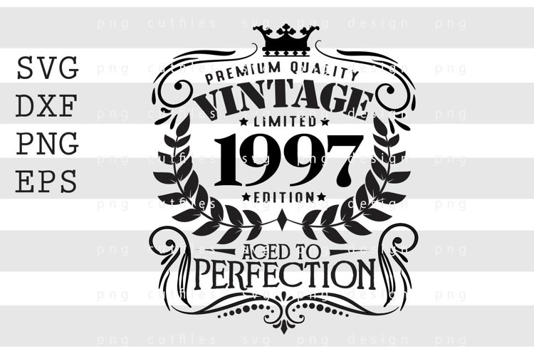 Vintage Birthday Svg Image 13
