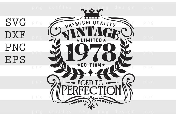 Vintage Birthday Svg Image 23
