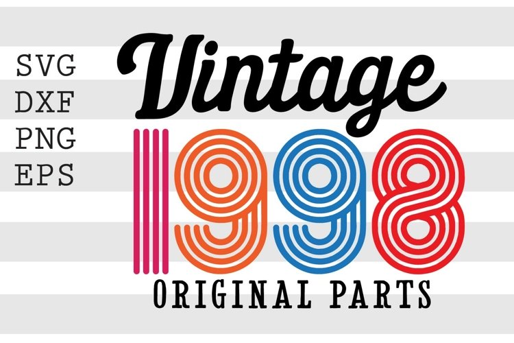 Vintage Birthday Svg Image 3