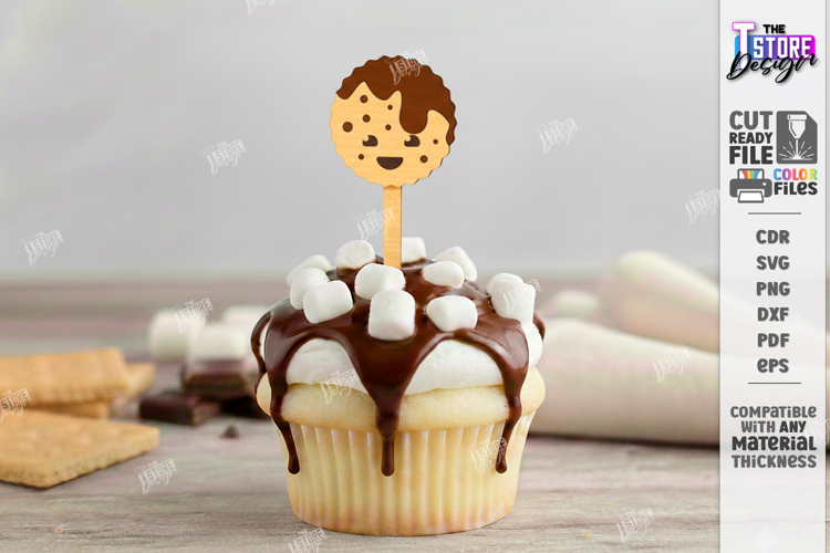 Smores Topper Laser Cut | Marshmallow Party | Camping Theme