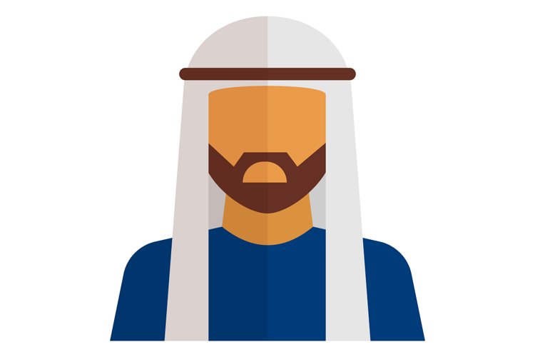 Arab Man Clipart Image 2