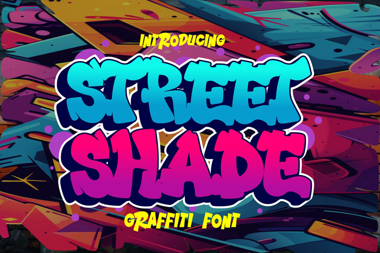 Street Shade - 3d Shadowed Bold Graffiti Font
