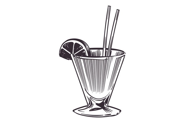 Martini Glass Clipart Image 3