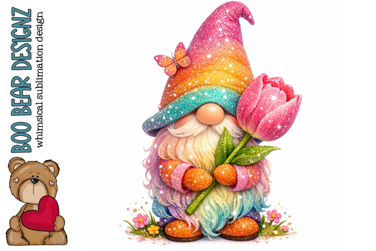 Springtime Ombre Gnomes