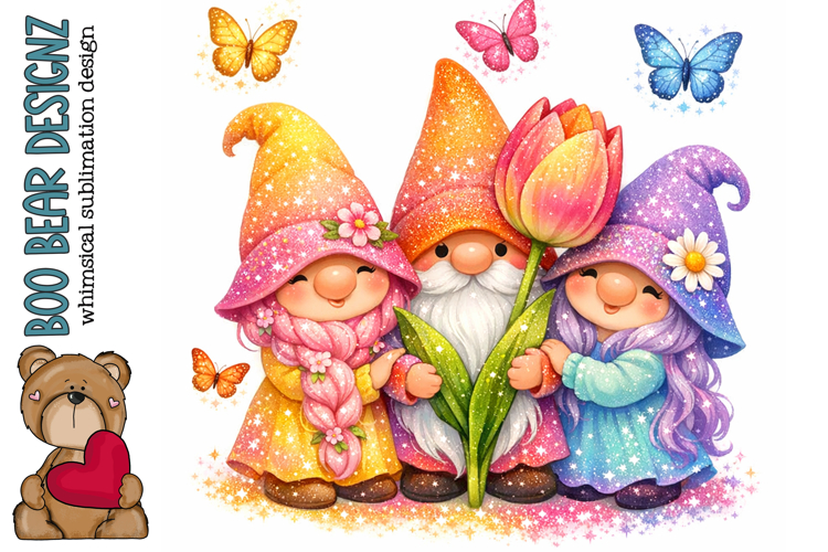 Spring Gnome Clipart