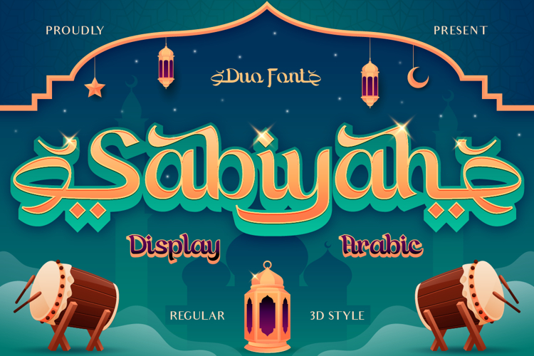 Sabiyah - Arabic Display Font