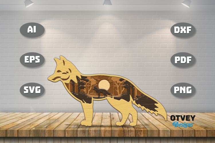 Safari Animal Laser Cut SVG | Wildlife Multilayer Laser Cut