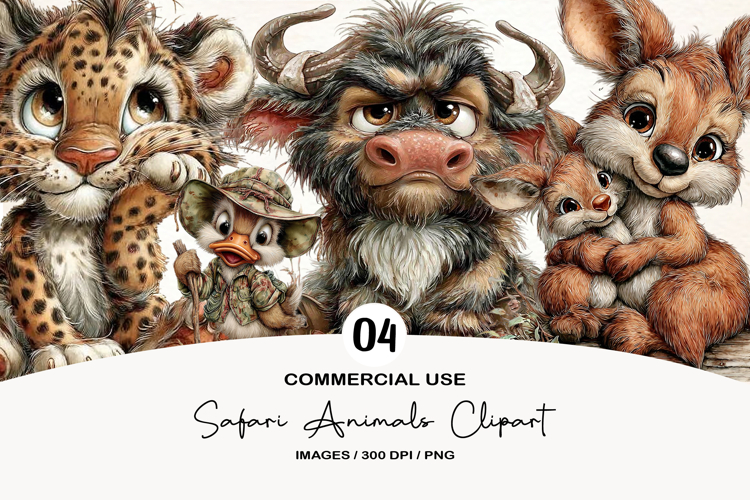 Safari Animals Clipart Image 10