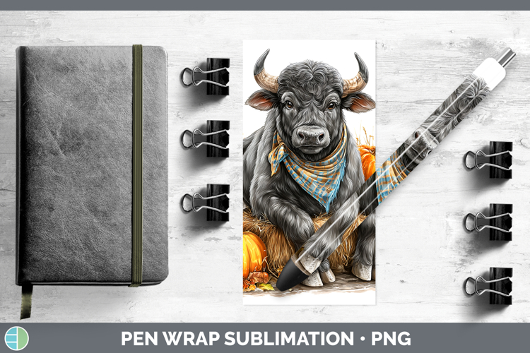 Safari Bandana Halloween Buffalo Pen Wrap Sublimation Pen De