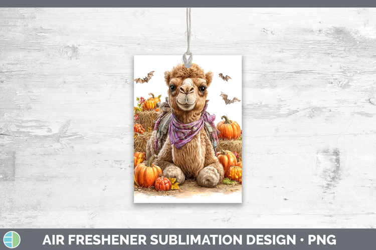 Safari Bandana Halloween Camel Air Freshener Sublimation Car
