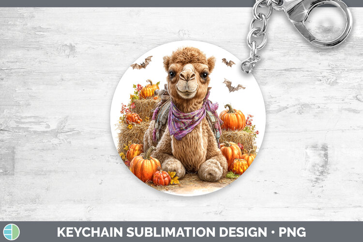 GorgeousSafari Bandana Halloween Keychain design.